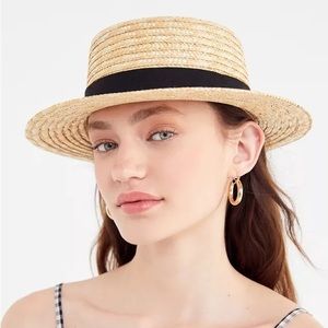 Urban Outfitters Straw Boater Hat